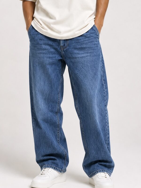 Blue Wash Color Pant